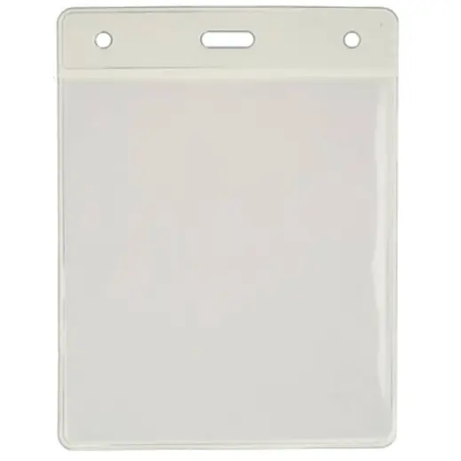 Flexible PVC Pouch With Pre-Punched Holes And Slot - Pack Of 50